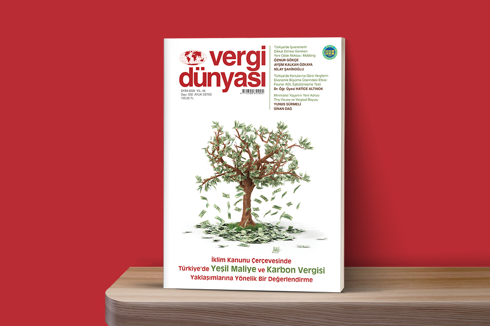 Ekim 2025 Vergi Dünyası Dergisi